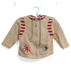 カステルバジャック パーカー 長袖 コットン100% ブランド トップス ベビー 男の子用 80サイズ ベージュ JC de CASTELBAJAC 【中古】のサムネイル