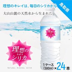 水 500ml シリカ水 理想のシリカ 24本　ドリンク 飲料 送料無料　シリカ
