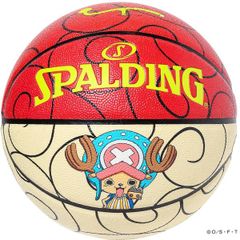 バスケットボール 7号 チョッパー ONE PIECE ヒトヒトの実 レッド 78-040J ワンピース バスケ 合成皮革 屋内 屋外 スポルディング 25AW 正規品【送料当社負担】