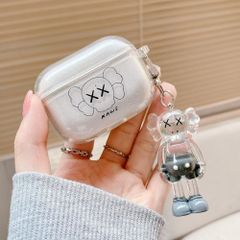【人気商品】AirPods AirPods AirPods 保護ケース 用 用 Pro/Pro2 用 プロ/プロ2 エアーポッズ 全面保護カバー 防塵 軽量 紛失防止 キーチェーン付き 充電便利 用カバー 用 プロ エアポッツ カウズ ケース ケース 第2世代