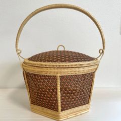 プラニー工房　かごバッグ　タイ王室御用達 Amazon.co.jp: タイ王室御用達 かごバッグ プラニー工房