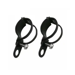 ☆人気商品☆汎用 ウインカー ステー 信号の取付金具を回【２個セット】30mm～43mm 鉄製 ウインカーステー ベース 取付 バンド リアステー フォークク クランプ，ウインカー取付バンド 固定器具 信号ブラケット 穴あけ不要 取付簡単 シグナル/ヘッドライ