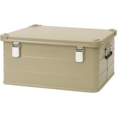 アルミコンテナ 95L 板厚1.5mm 耐荷重150kg キャンプ用 コンテナボックス タン VASTLAND（ヴァストランド）