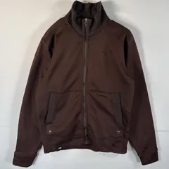 古着 ザ・ノースフェイス THE NORTH FACE ジップアップジャケット ワンポイントロゴ フリースライナー フルジップ S  ブラウン メンズ