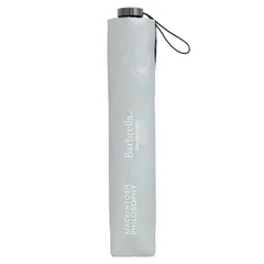 MACKINTOSH PHILOSOPHY(マッキントッシュ フィロソフィ) 日傘 バーブレラ サンプロテクト 折りたたみ傘 軽量 遮熱 遮光 UVカット100% 晴雨兼用 直径96cm 親骨55cm 無地 11055 ホワイトシルバー 0