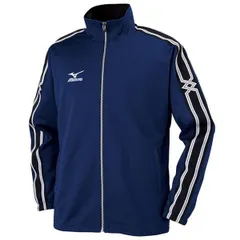 【新品】Mizuno　ミズノ　ジャンパー　アウター　　MCBウォームアップシャツ ユニセックス Sサイズ ネイビー