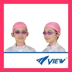 【スタッフおすすめ！】VIEW(ビュー) 日本製 はじめてのスイミングにも 子ども用スイミングゴーグル 4*9歳用設計だから水がはいりにくい 抗菌機能付 V710J AM