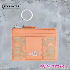 COACH コーチ ミニ スキニー ID ケース・シグネチャー ジャカード