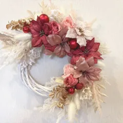 ♡クリスマス＆ウインターリース2025♡★華やかでエレガントなクリスマスリース★