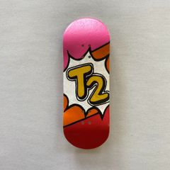 T2Skate 指スケデッキ34mm アメコミ風PK