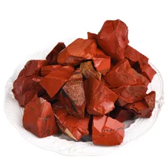 Sugarello 鉱物 標本 天然石 原石 ブルー ヒーリング パワーストーン 希少鉱物 レアストーン 鉱石標本 宝石原石 天然鉱石 かち割り 約3～5cm ランダム 2～4個セット 合計120g以上 (レッドジャスパー) [レッドジャスパー]