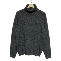 ビューティアンドユース ユナイテッドアローズ 長袖セーター サイズM メンズ - 黒×白×ライトグレー タートルネック