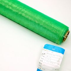 格安!アウトレット品 スパークオーガンジー 1反 21M 蛍光グリーン W600　mt023