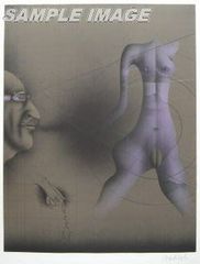一点物✨静謐の背中｜現代アート 裸婦画 抽象画 インテリア アート 紫