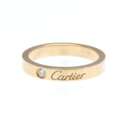 カルティエ(Cartier) C ドゥ カルティエ ウェディング リング B4086450 K18ピンクゴールド(K18PG) ファッション ダイヤモンド バンドリング カラット/0.03 ピンクゴールド(PG)