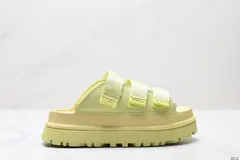 【今日特価】UGG 夏の新作 レディースゴールドシリーズ 厚底マジックテープ カジュアルスリッパ 送料無料 在庫限定セール価格！