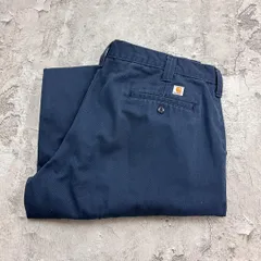 Carhartt　カーハート　ボトムス　ワークパンツ　古着　紺色　W40