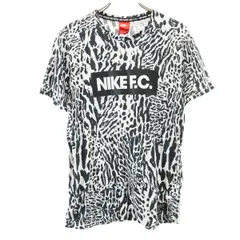 NIKE ナイキ 半袖 Tシャツ M オフホワイト サッカー メンズ 古着