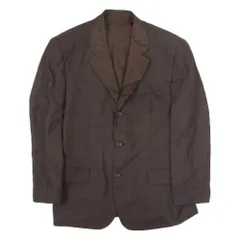 COMME des GARCONS HOMME PLUS コムデギャルソンオムプリュス AD1991 PJ-05016S 90's アーカイブ ヴィンテージプリュス ペイズリー柄 リバーシブル 3B テーラード ジャケット ブラウン系 S【中古】