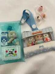 赤ちゃんケーキパーティーシリーズガチャ詰めポーチ　シルバニアファミリー