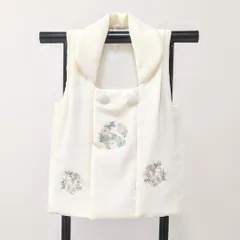 七五三 3歳 女の子 被布コート 単品 白 刺繍 SH10-2