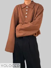 【オーバーサイズ】オーバーパイルスウェットシャツ 韓国 ASCLO ユニクロ