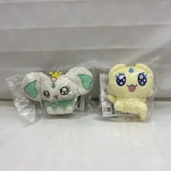 【中古】未開封)2点セットプリキュア 一番くじ E賞妖精ぬいぐるみ メップル ポルン マスコット[22]