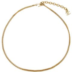 シャネル ネックレス レディース チェーン アクセサリー シンプル アジャスター付き ココマーク CHANEL GP    98A ゴールド 約6.8g 美品 1998年【中古品】
