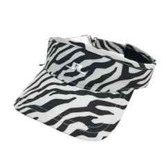 J.LINDEBERG ジェイリンドバーグ  サンバイザー ゼブラ柄 ホワイト系  [240101477887] ゴルフウェア ストスト