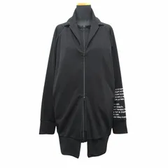 23aw ワイズ Y's ヨウジヤマモト Yohji Yamamoto レイヤード ロング トラック ジャケット ブルゾン ワンピース 2 黒 ブラック メンズ のサムネイル