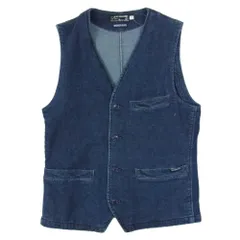 HOLLYWOOD RANCH MARKET ハリウッドランチマーケット INDIGO DYE インディゴ ワーク ベスト インディゴブルー系 M【中古】のサムネイル