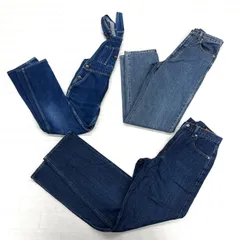 163◎ BIG JOHN オーバーオール デニム ジーパン メンズ170A 140A