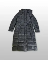 BURBERRY(バーバリー ) レディース ベルト付き 黒 ロングダウン ダウン