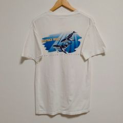 90s グラフィックt 半袖　tシャツ アニマルt ホワイト Mサイズ メンズ 古着　アート系　ストリート