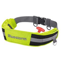 Bluestorm Re ティバノウエスト2.0 BSJ-3710RS 自動膨張式ライフジャケット ウエストベルト ベルトループ 国交省認定品 タイプA 桜マーク付 高階救命器具 ジギング ルミナスグリーン