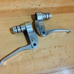 【希少】 PAUL reverse lever (polish) ポール リバース レバー 左右 ピスト バーエンド アルミ 削出し USA製 廃盤 bluelug sim works レア