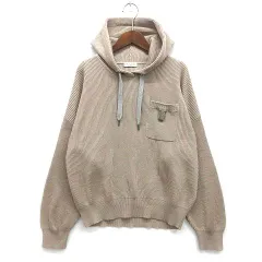 ブルネロクチネリ　プルオーバー　ニット　パーカー BRUNELLO CUCINELLI ニットパーカー（BRUNELLO CUCINELLI