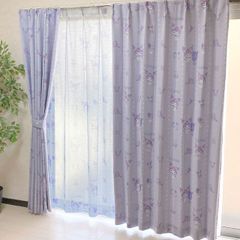 クロミ 2級 遮光 遮熱 カーテン 幅100×135cm丈 2枚セット
