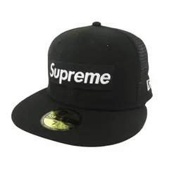 シュプリーム SUPREME 24SS Box Logo Mesh Back New Era cap キャップ 刺繍 黒 ブラック 帽子 ☆AA★のサムネイル