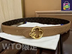 【今日特価】Louis Vuitton Femme 2-Tone Canvas Belt-1