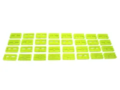 レゴ★未使用！黄緑色のクリアグリルタイル３２点セット