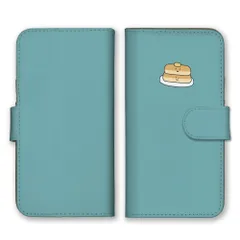 iPhone14Pro ケース 手帳型 アイフォン14 プロ スマホケース 携帯ケース ホットケーキ パンケーキ スイーツ デザート 可愛い シュール 面白 パステル パステルカラー カラー02