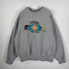 古着 00’s/00年代 ナイキ NIKE スウェット トレーナー クルーネック フットボール スポーツ M  グレー メンズ