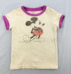 デニムダンガリー DENIM DUNGAREE 半袖Tシャツ ディズニーコラボ 110cm 子供服 中古