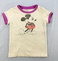 デニムダンガリー DENIM DUNGAREE 半袖Tシャツ ディズニーコラボ 110cm 子供服 中古のサムネイル