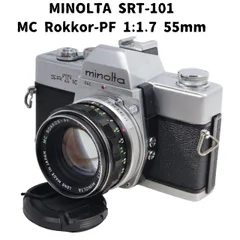 minolta srt101 ★美品＊完動品＊初期保証★緑のロッコール★作例多数 minolta SRT101 と標準レンズ MC.ROKKOR-PF 50mmF1.7 ジャンク