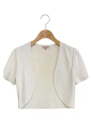 TOCCA♡未使用タグつき✨ボレロ　ネイビー　XS ホームクリーニング可　ニット TOCCA♡未使用タグつき ボレロ ネイビー XS ホームクリーニング