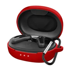 【数量限定】Soundcore Life はAnker P2 【2023改良モデル】DYAOLE miniケースに対応、シリコン素材、ソフト、装填と充電が同時に可能、耐衝撃、防水、防塵、紛失防止、カラビナ付き（レッド）