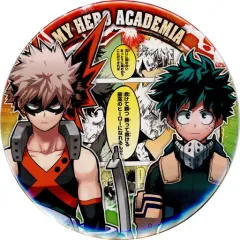 【中古】バッジ・ピンズ 緑谷出久＆爆豪勝己(正面) 「僕のヒーローアカデミア展 DRAWING SMASH コレクション缶バッジBIG 最強コンビVer.」