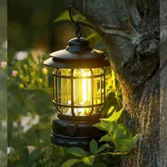 在庫処分セール 送料無料２個セットレトロ 小型 LED ランタン キャンプライト おしゃれ インテリア 新生活 停電 災害 緊急時 アウトドア キャンプ USB充電式 つや消し fy23a01x2